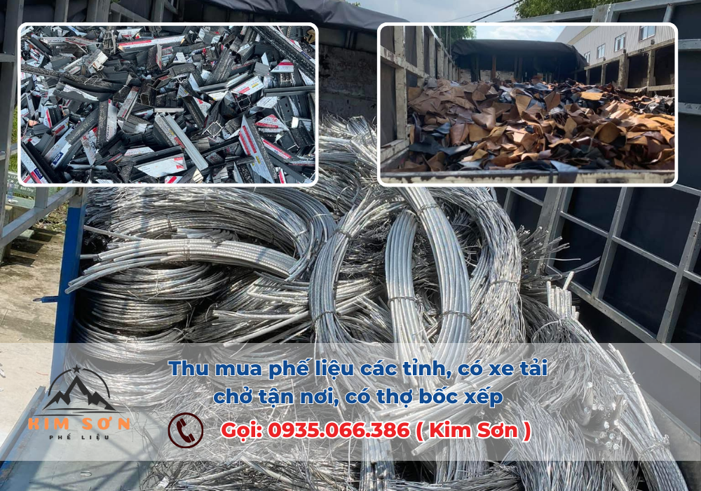 Kim Sơn chuyên thu mua phế liệu da, cao su tại Giày Khải Hoàn